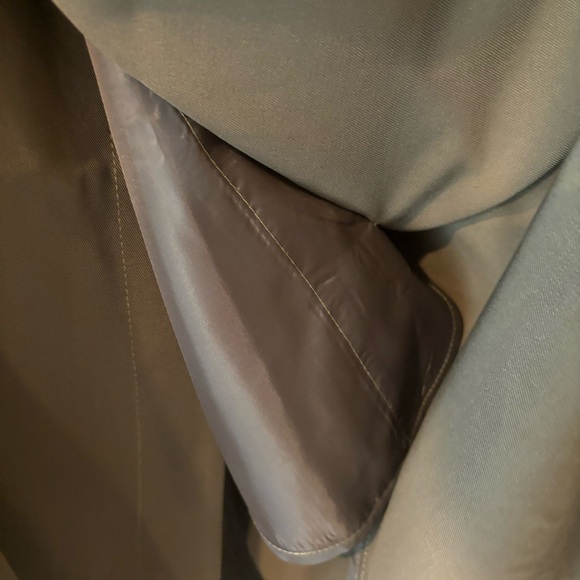 Avex Les Filles Belted Drape Front Trench Small NWT - Picture 13 of 16